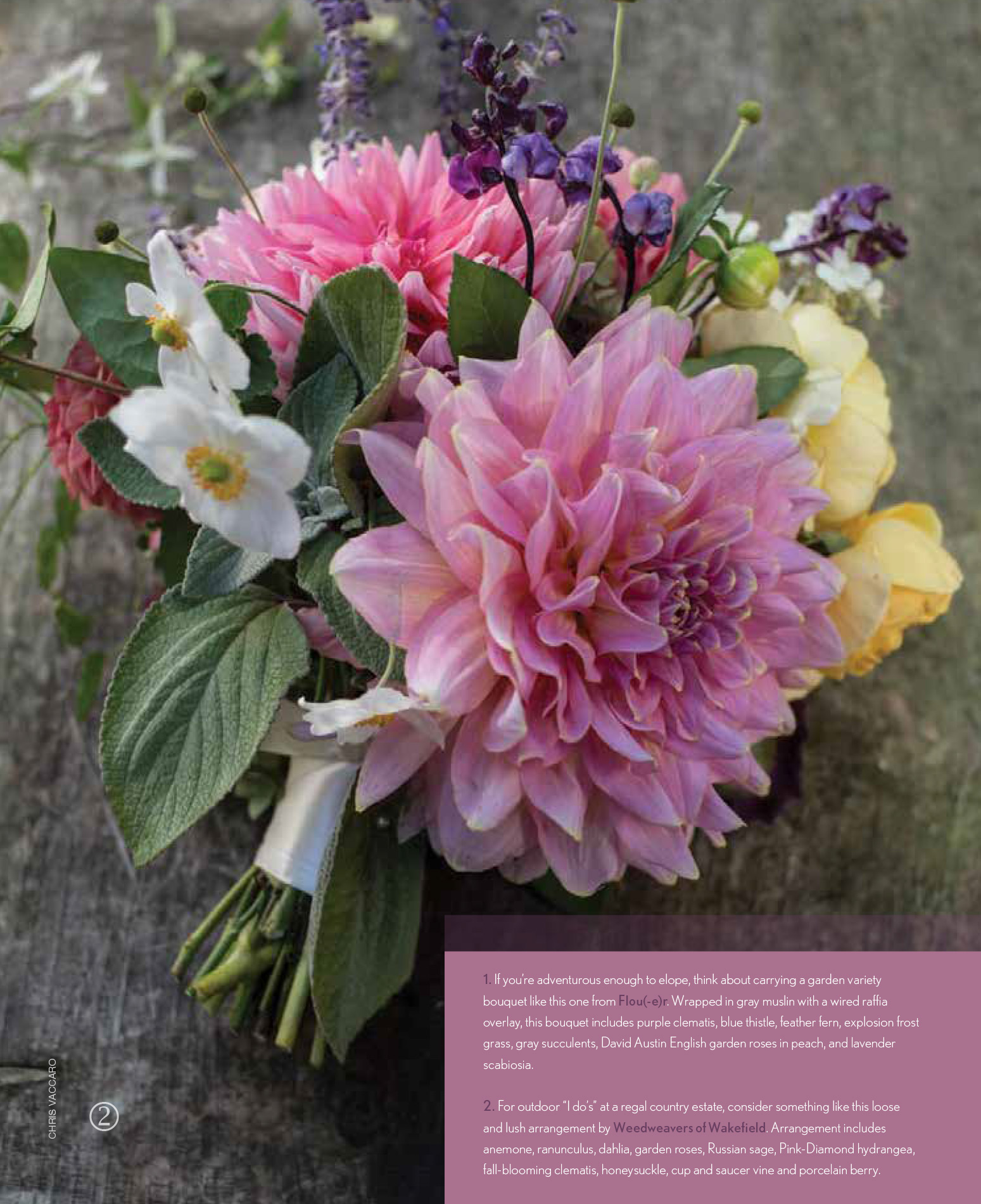 Southern New England Weddings 2014 - Blooming Bouquets