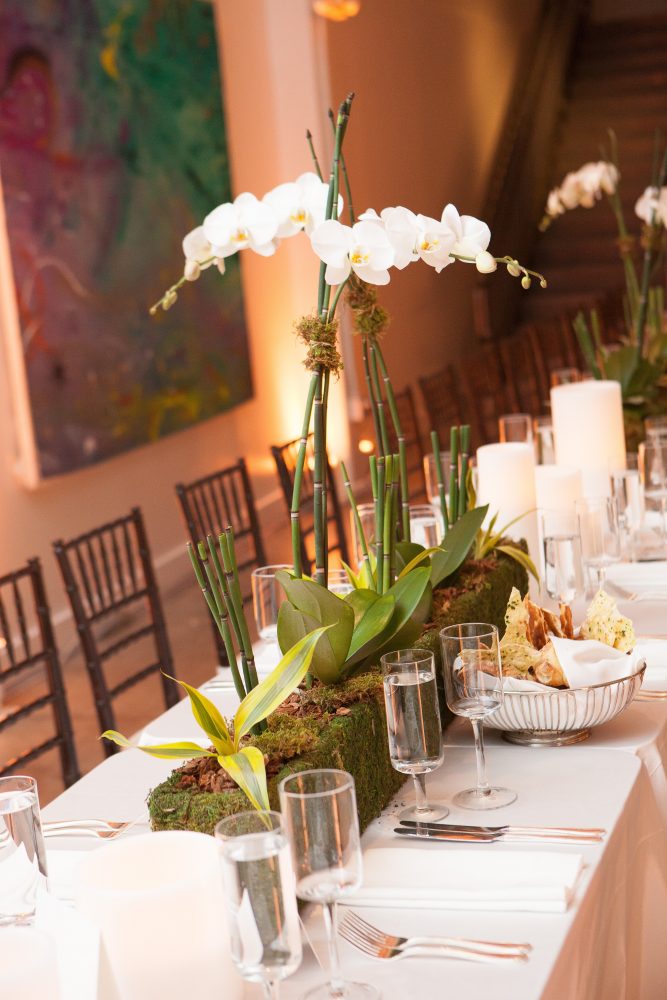 flou(-e)r Specialty Floral Events Contemporary Modern Wedding Centerpiece Style