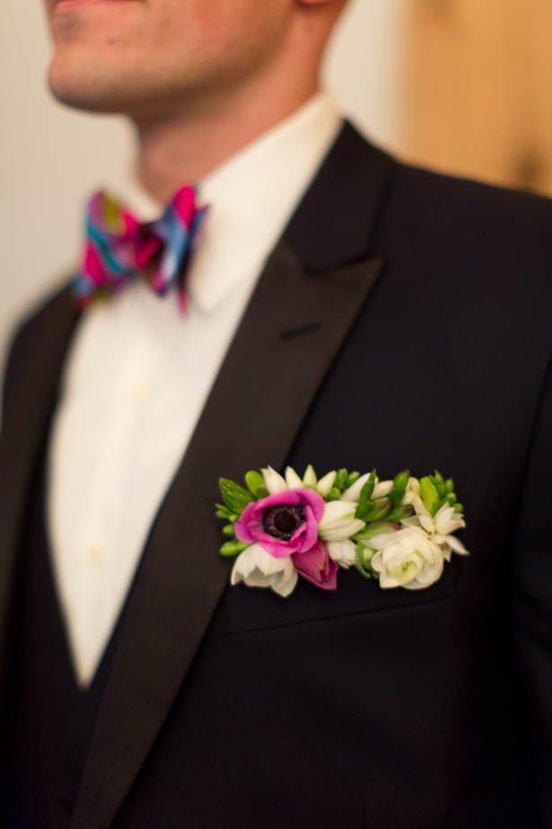 Green Wedding Boutonniere