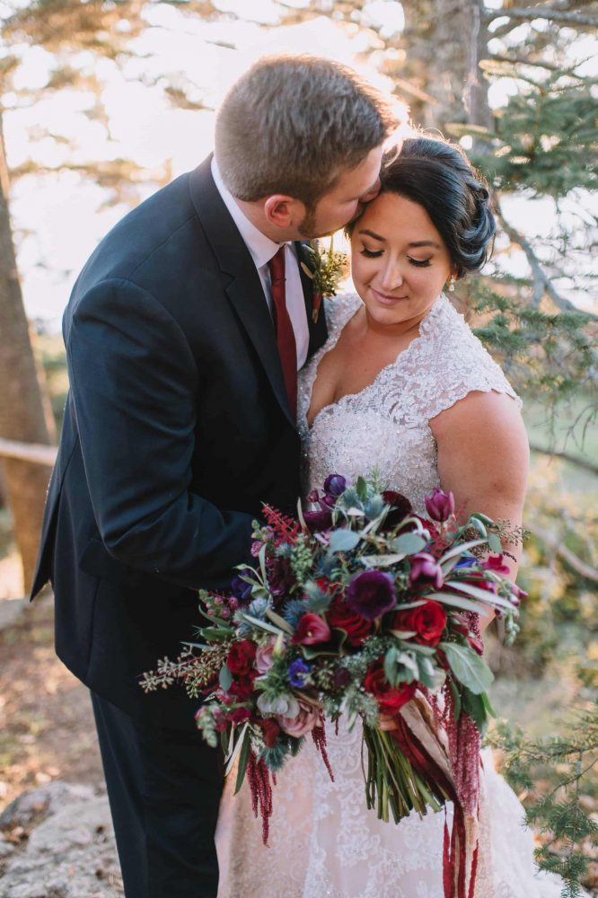 Red Bridal Bouquet