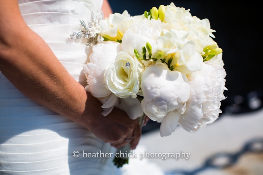 All White Peony Wedding Bouquet