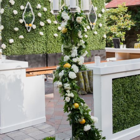 flou(-e)r specialty floral events summer flower inspiration green wall Emily Leis Photography