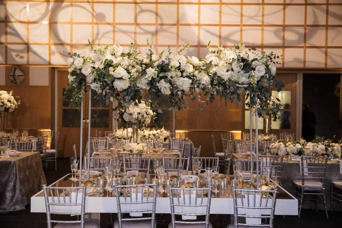 JFK Library Wedding Reception Head Table