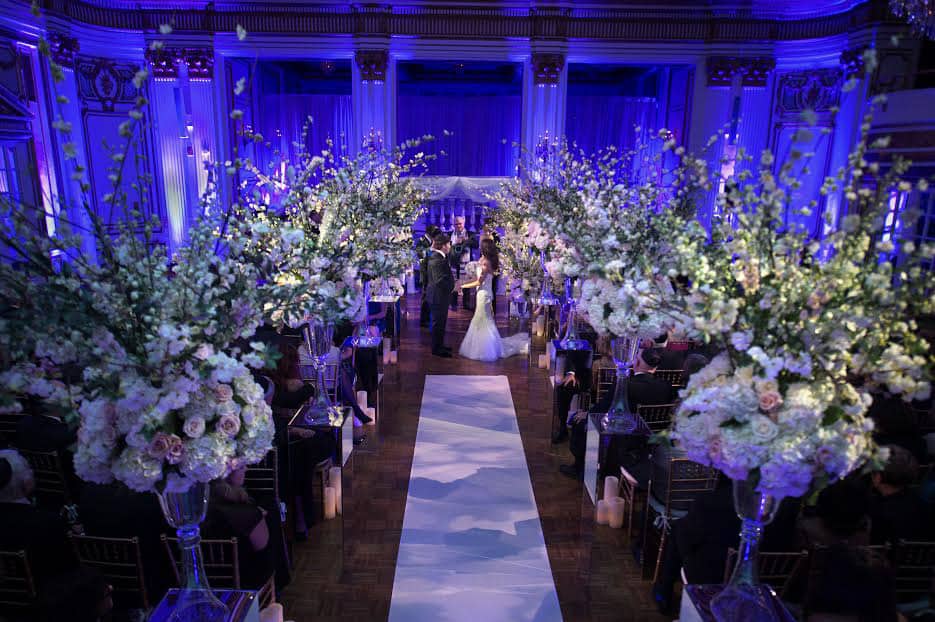 Elegant Wedding Ceremony Aisle