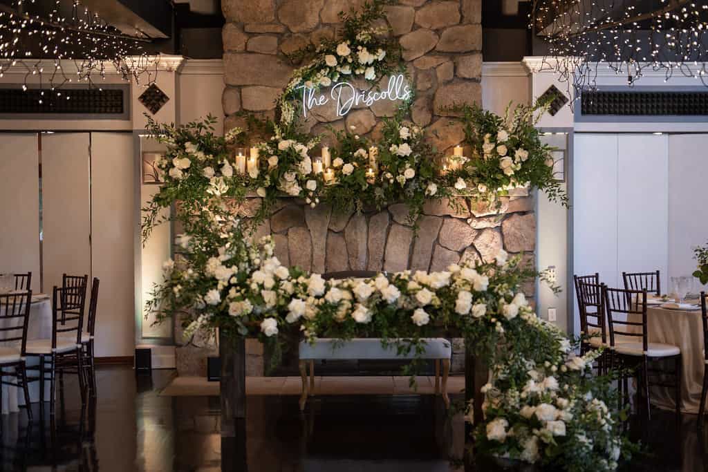 Sweetheart Table Wedding Flowers