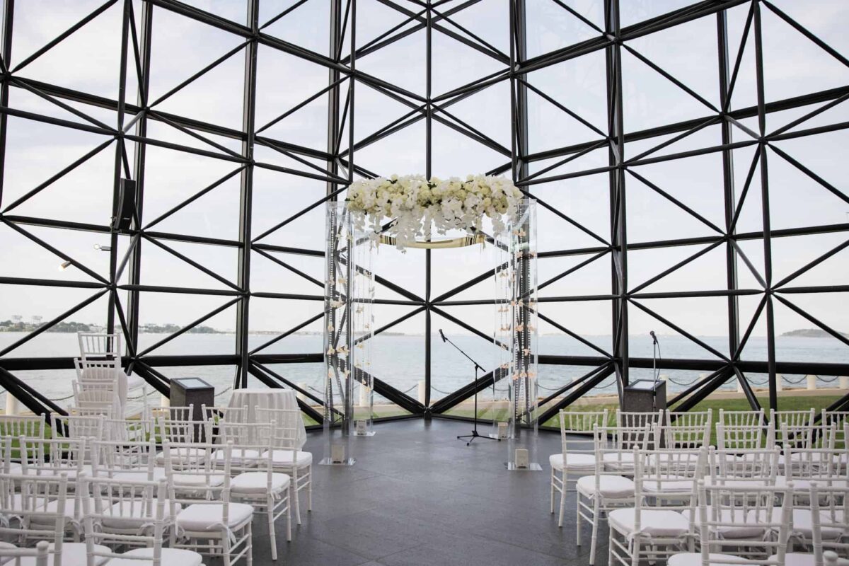 JFK Library Wedding Ceremony