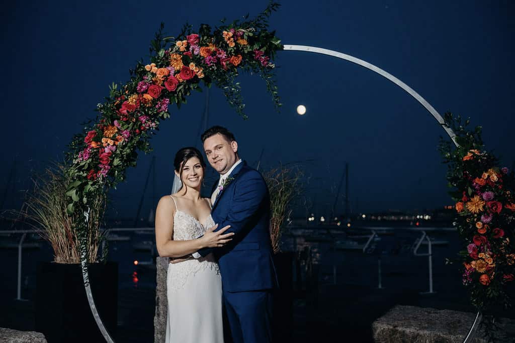 New England Aquarium Evening Wedding Ceremony