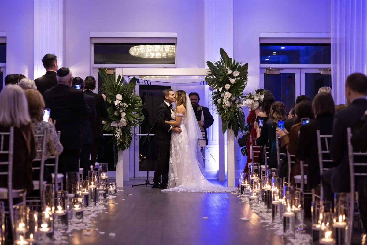 Wedding Ceremony Candlelit Aisle