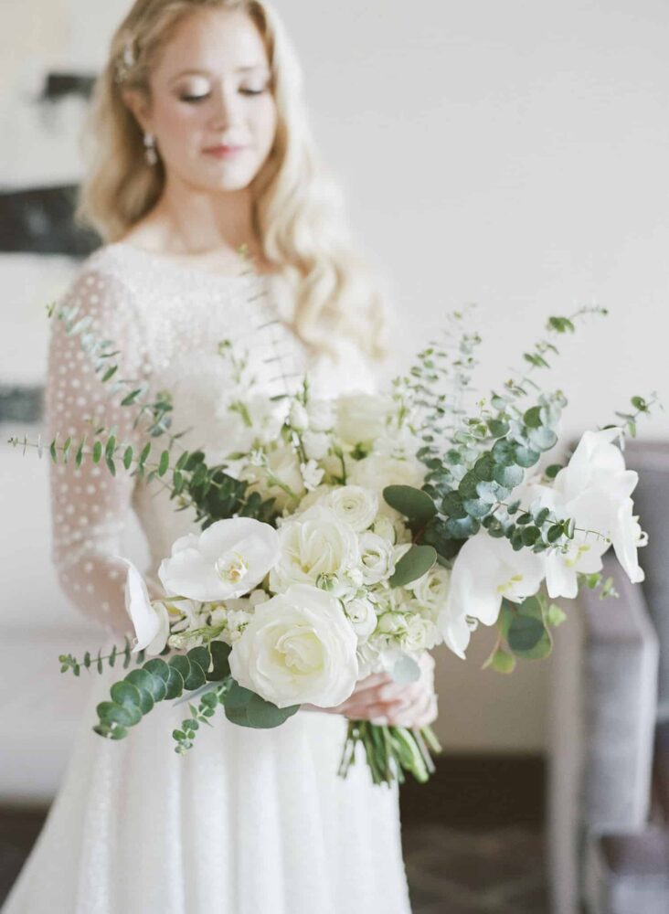 White Bridal Bouquet